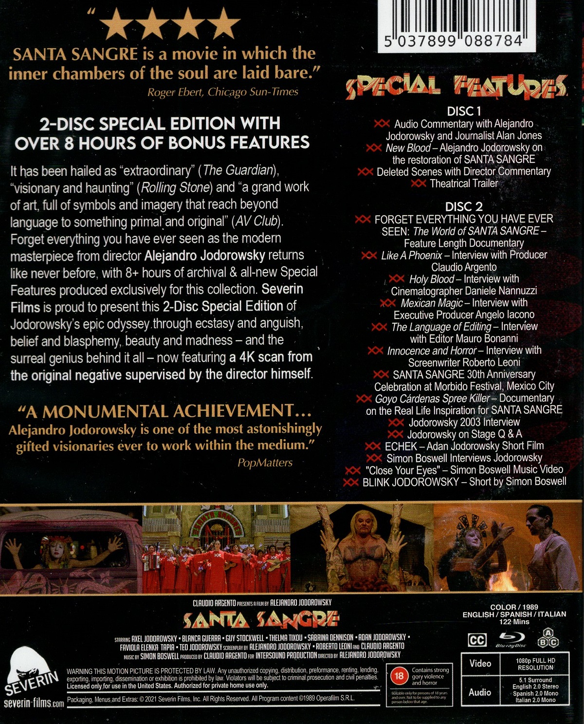 Santa Sangre (ej svensk text) (Blu-ray) - 2
