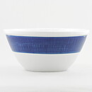 Hertha Bengtsson (Koka Blå 1953) Rounded Bowl with Blue Decor 21 cm