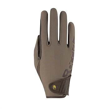 Ridhandske Roeckl Muenster dark taupe front
