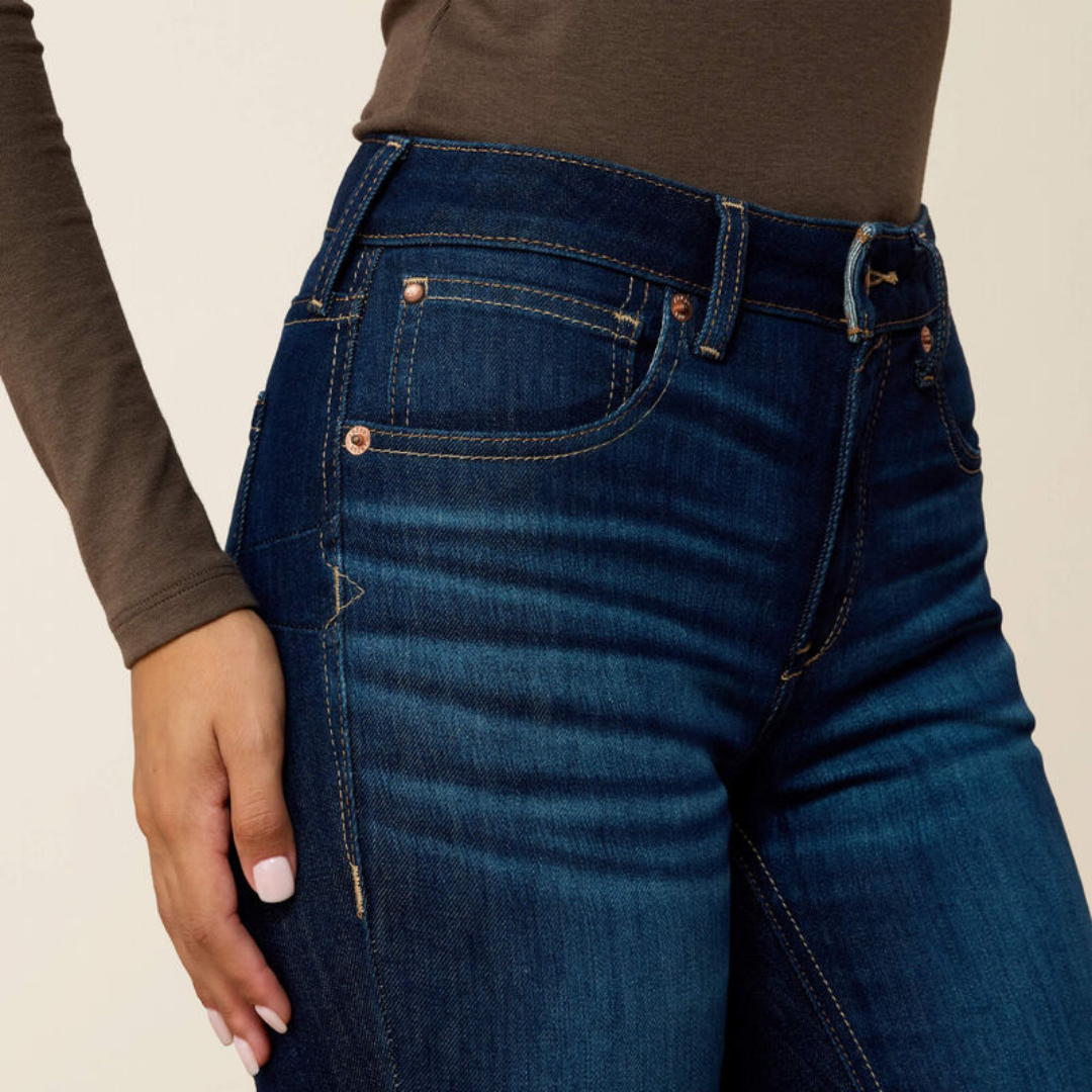 ARIAT HIGH RISE BALLARY BOOT CUT JEANS   - 6