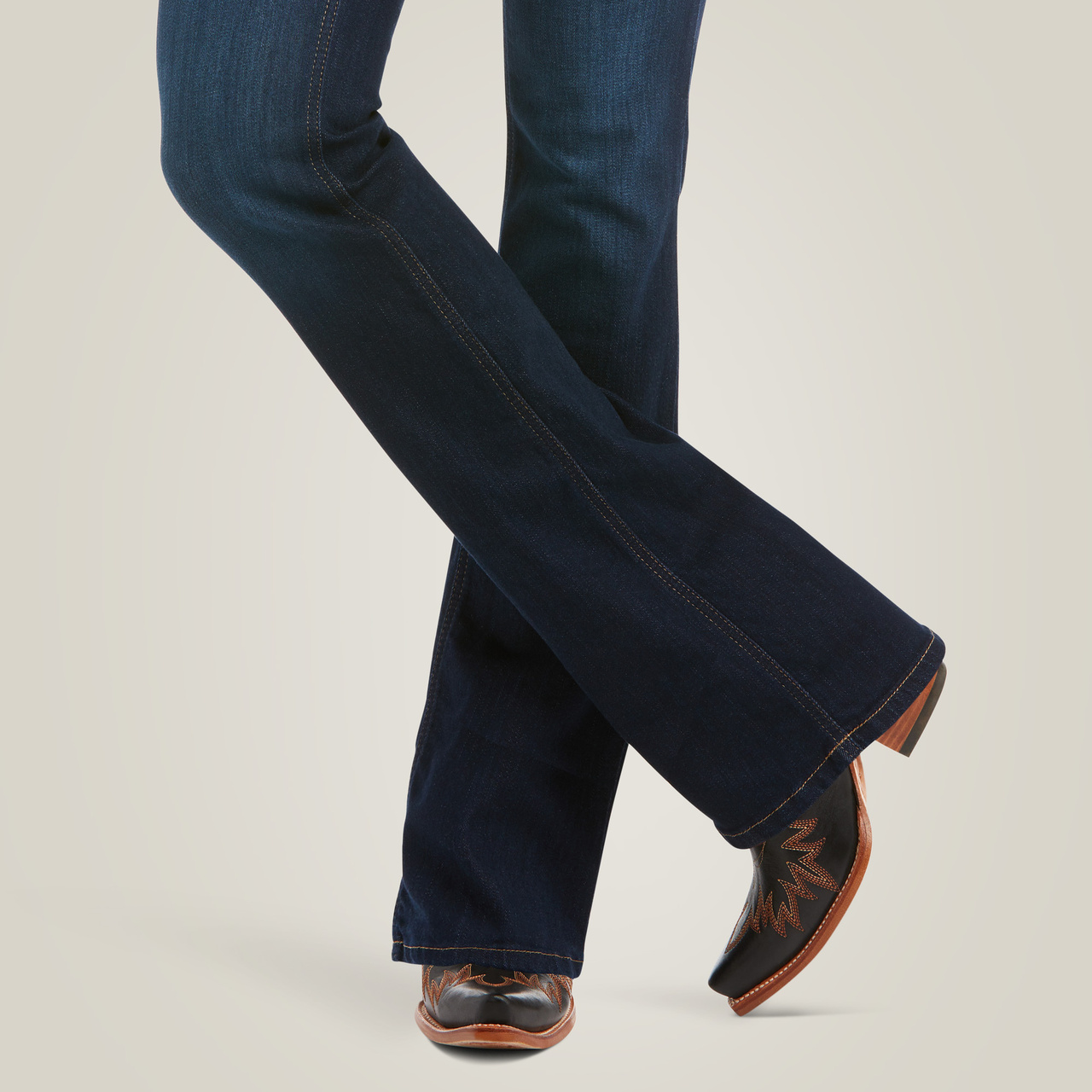 ARIAT R.E.A.L. HIGH RISE BALLARY BOOT CUT JEANS   - 3
