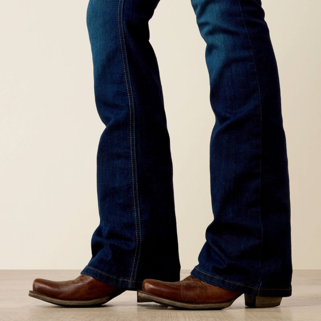 ARIAT HIGH RISE BALLARY BOOT CUT JEANS   - 7
