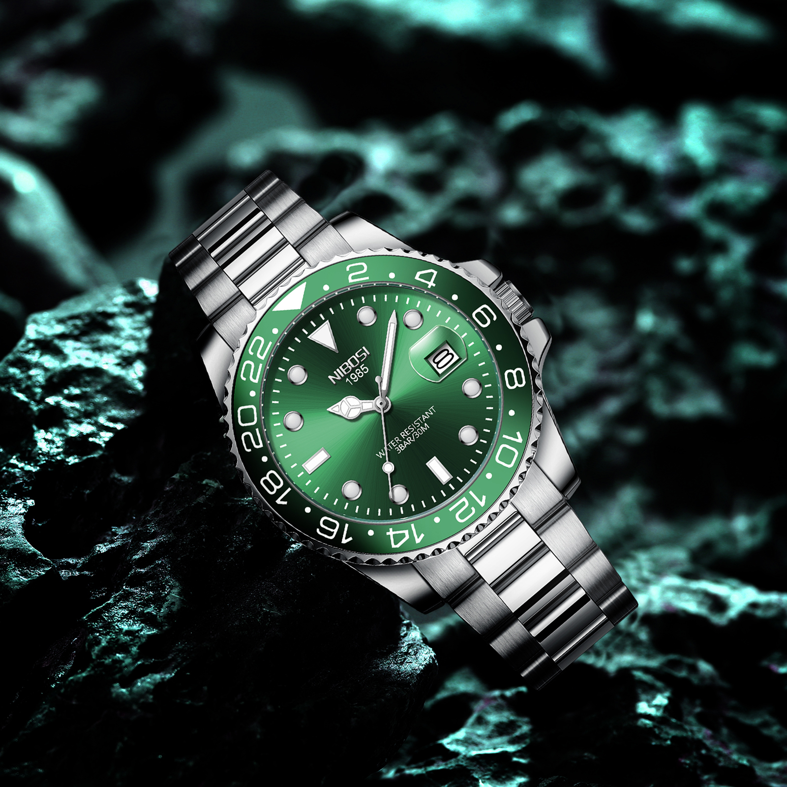 Nibosi Yachtster Silver Green - 6