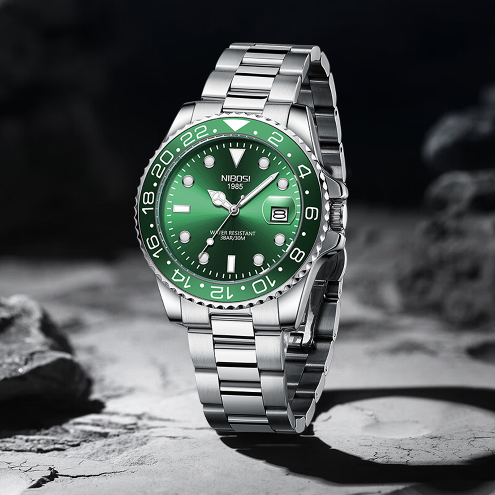 Nibosi Yachtster Silver Green - 9