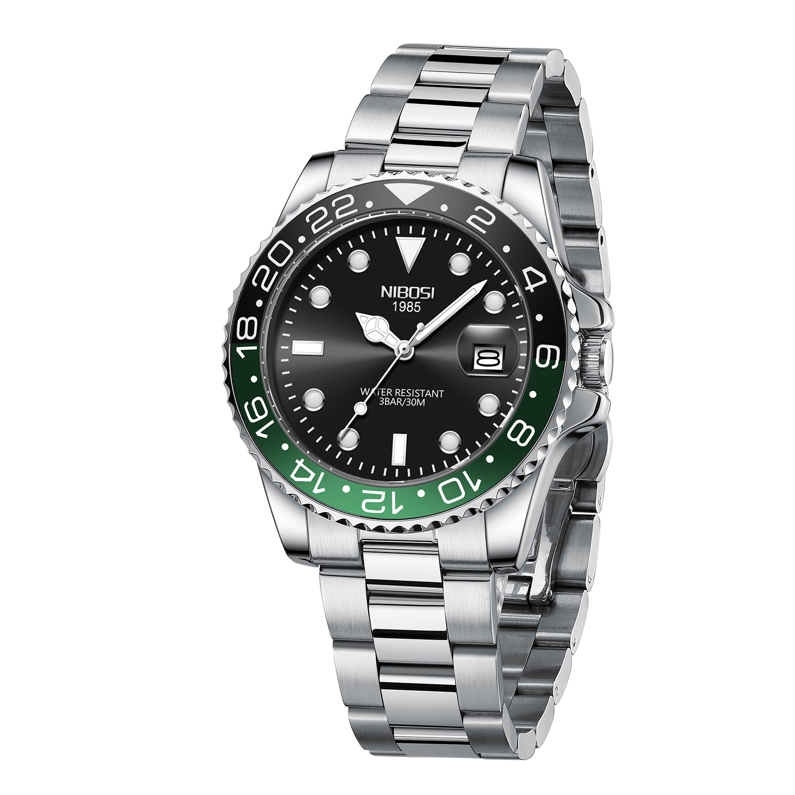 Nibosi Yachtster Silver Black Green