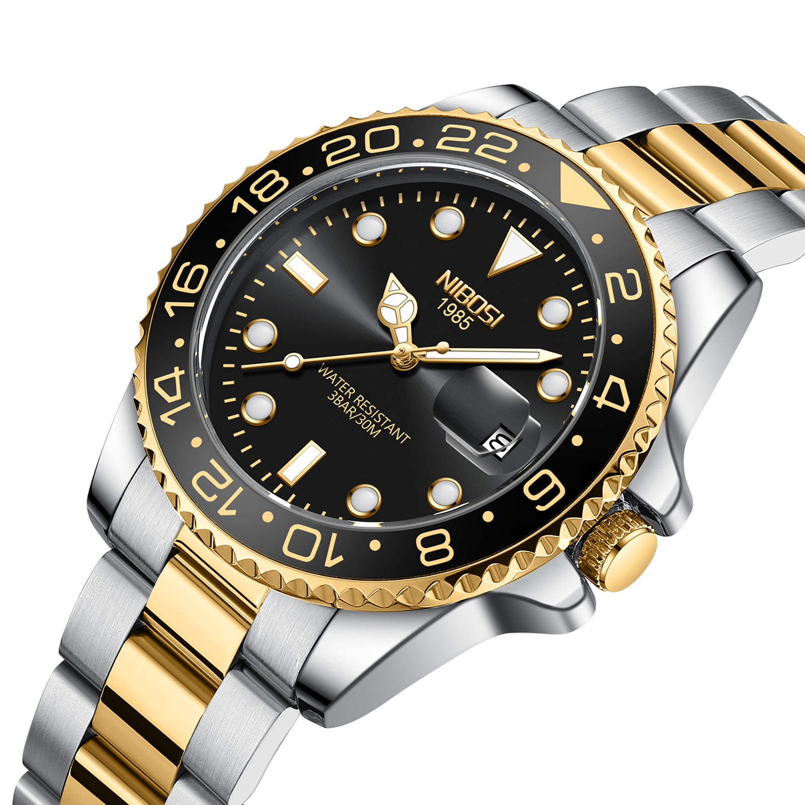 Nibosi Yachtster Silver Black Gold - 2