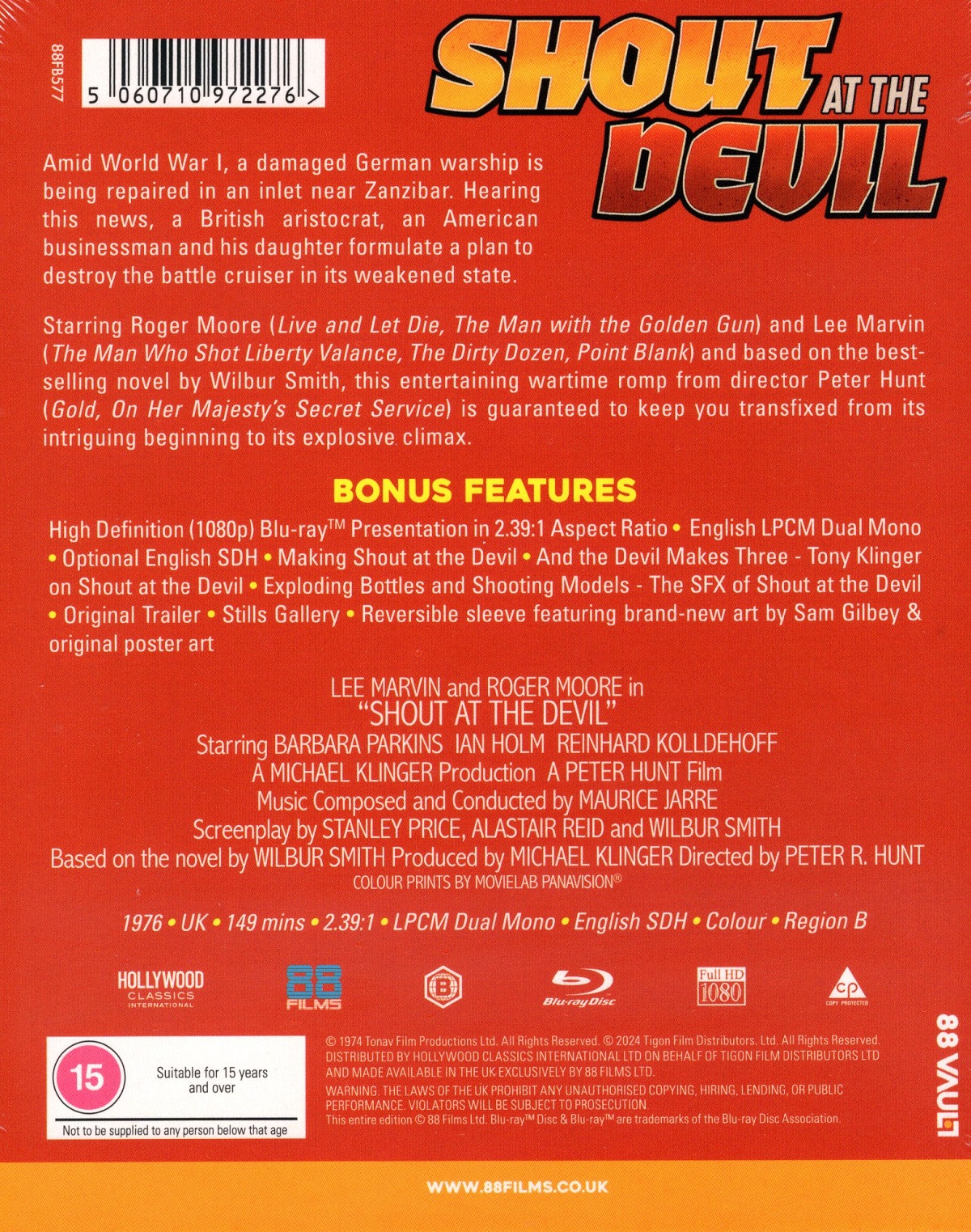 Shout At the Devil (Limited Edition) (ej svensk text) (Blu-ray) - 2