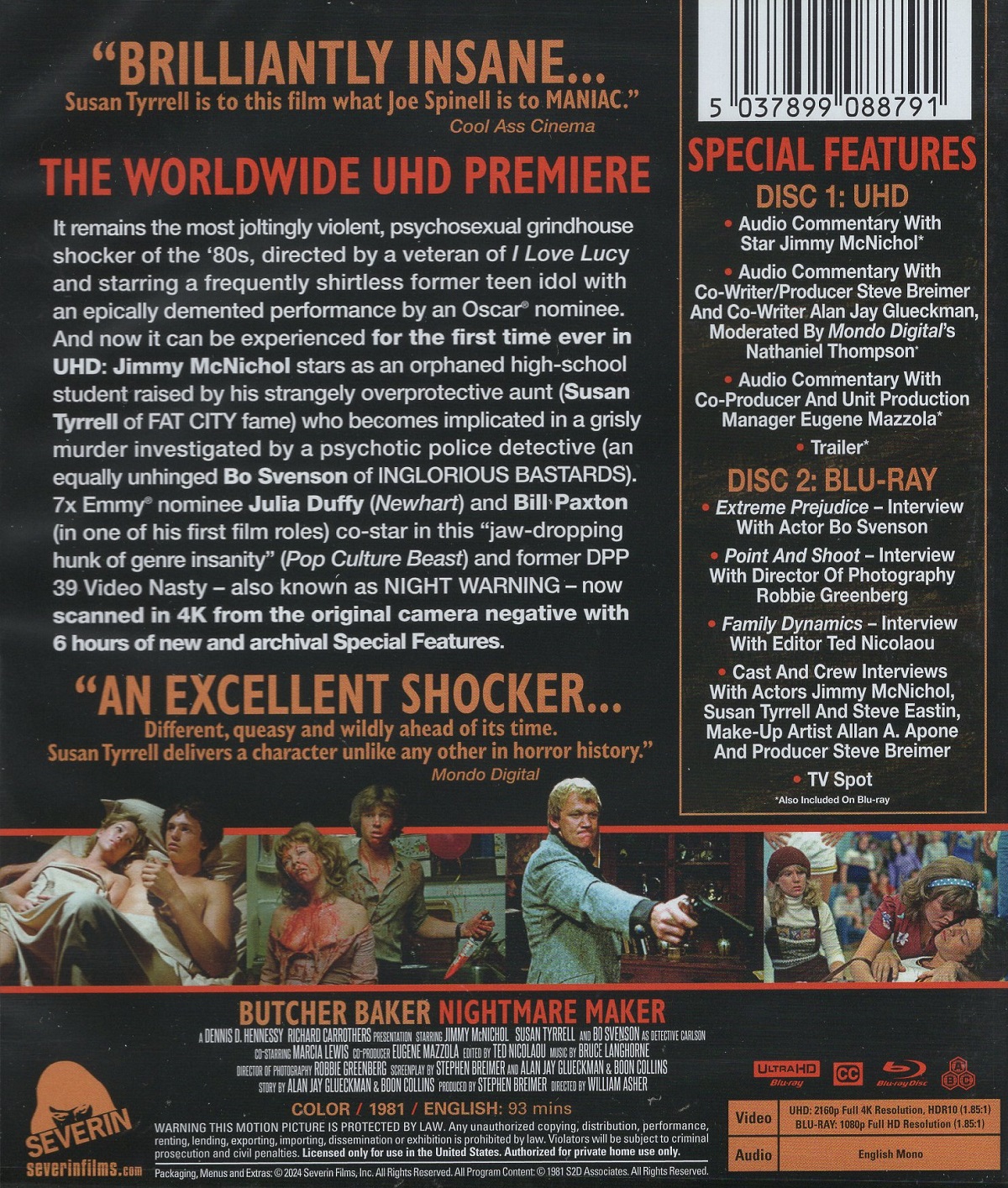 Butcher, Baker, Nightmare Maker (Limited Edition) (ej svensk text) (4K + Blu-ray) - 3