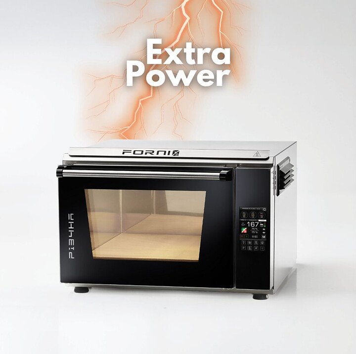 Pizzaugn Effeuno Evolution, enkel, hög, 509 ° EXTRA POWER