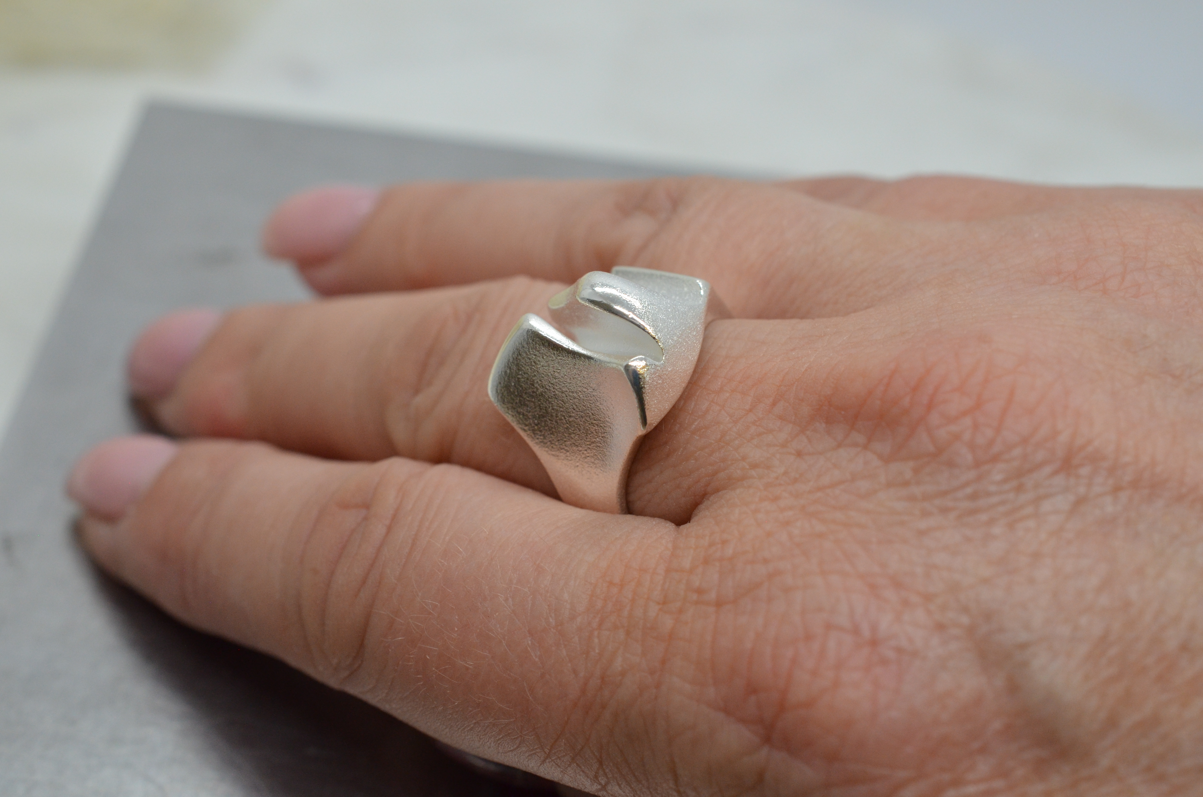 Vintage Lapponia "Pandora" silver ring - 3