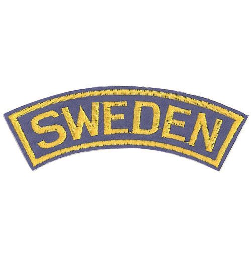 Badge embroidered Sweden