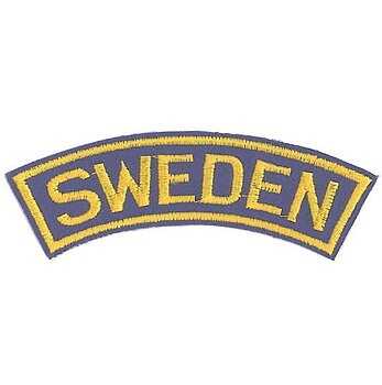 Badge embroidered Sweden
