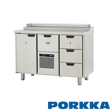 Sallad/pizzakylbänk GN