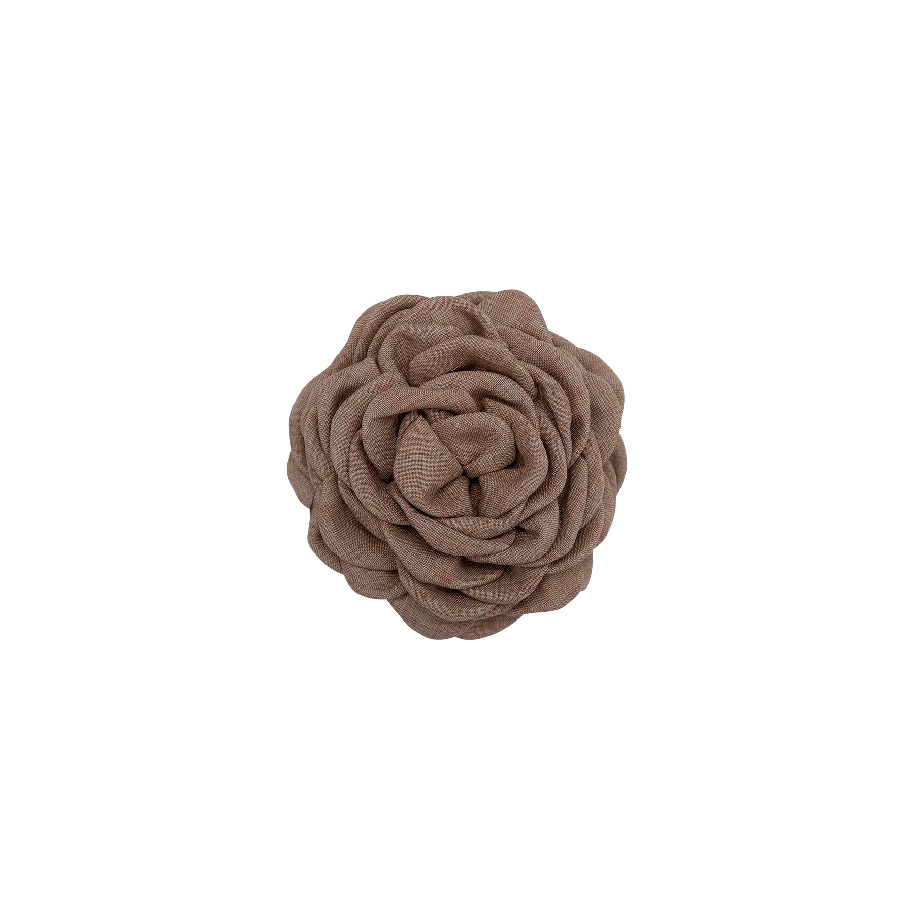 Vila big Flower - 2-in-1- brooch/pin - taupe - 3