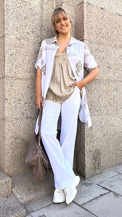 Pauline jeans | white