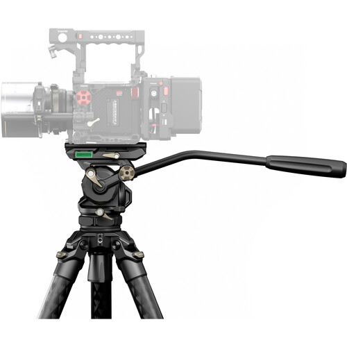 Tilta Cine Fluid Head Tripod CT08 (3-Stage Carbon Fiber Legs) - 4