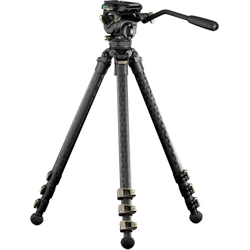 Tilta Cine Fluid Head Tripod CT08 (3-Stage Carbon Fiber Legs) - 2