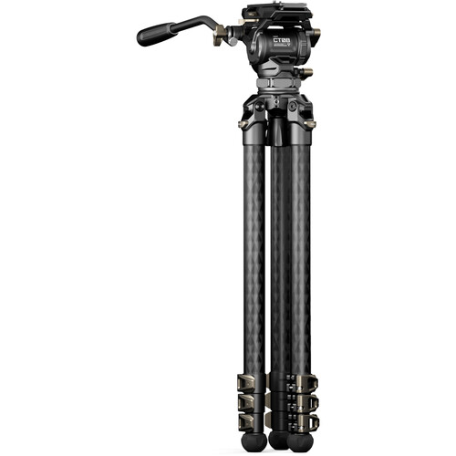 Tilta Cine Fluid Head Tripod CT08 (3-Stage Carbon Fiber Legs) - 3
