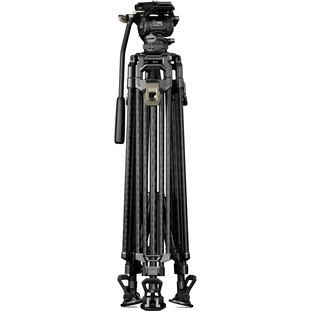 Tilta Cine Fluid Head Tripod CT08 (2-Stage Carbon Fiber Legs) 8kg - 3