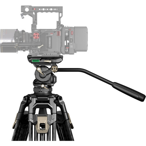 Tilta Cine Fluid Head Tripod CT08 (2-Stage Carbon Fiber Legs) 8kg - 4