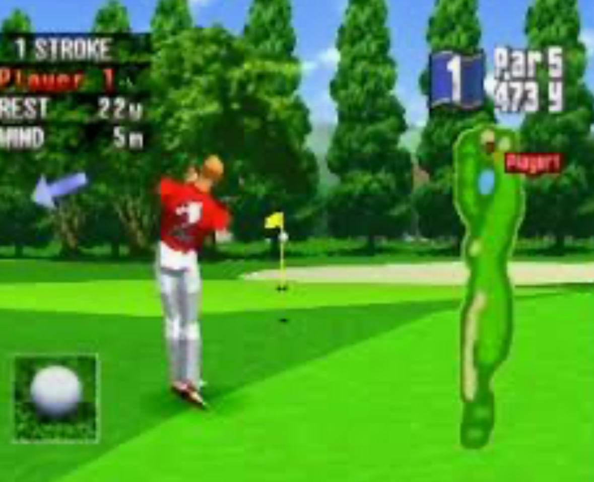 Konami Open Golf - PS1 - 2