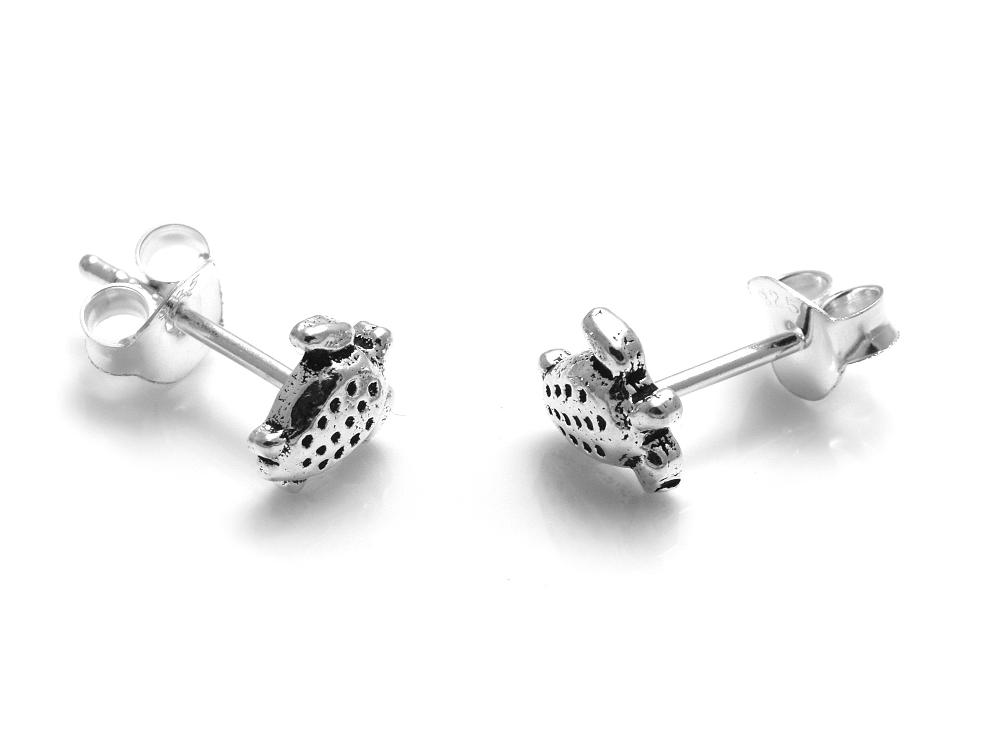 Sköldpadda Örhängen i Äkta 925 Silver, Hav Örhänge, Strand Accessoar, Djur Smycke - 3