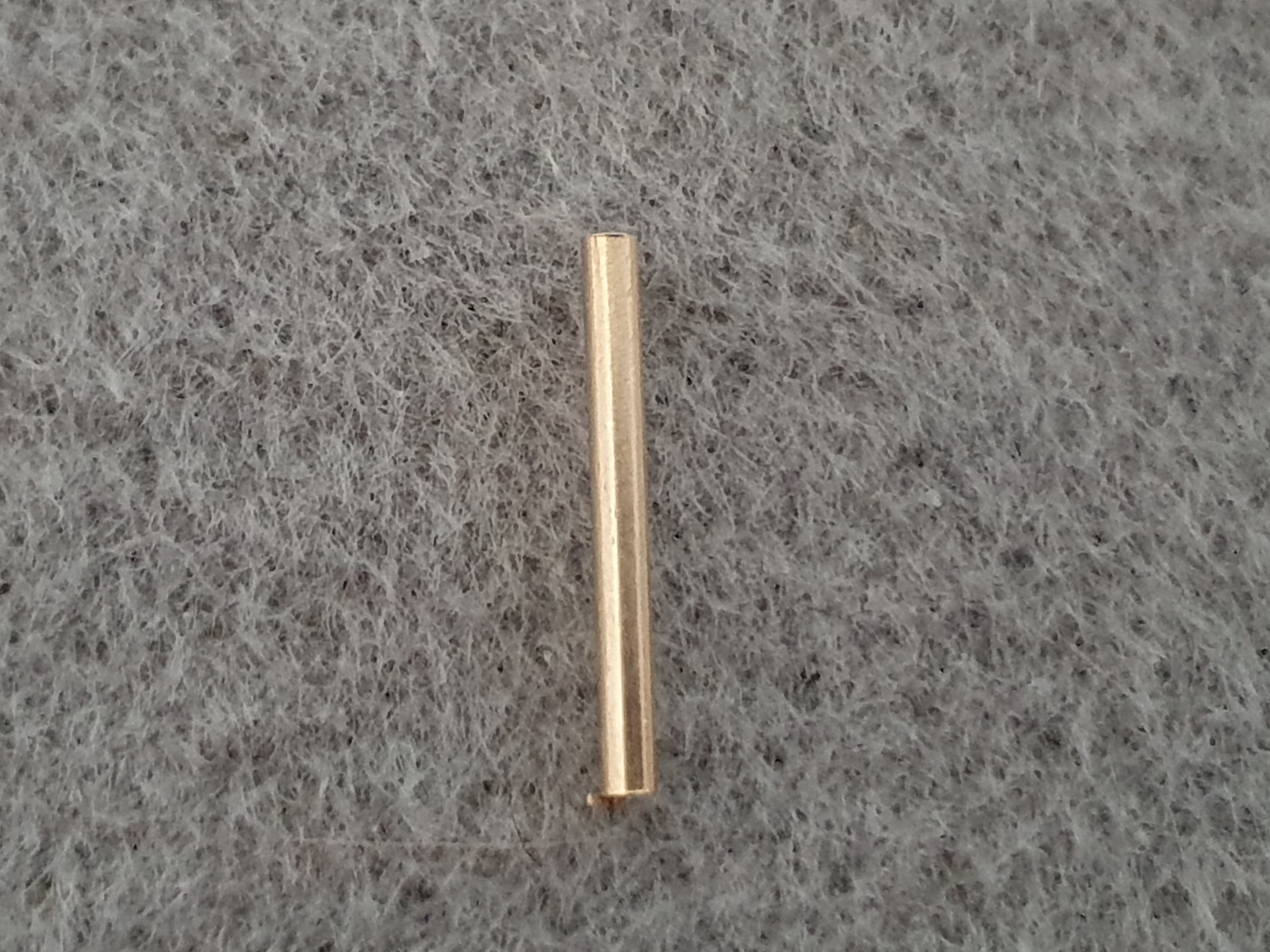 Tube straight bright fg 1,5X15mm 50pcs/pack Price/pack 925-silver - 2