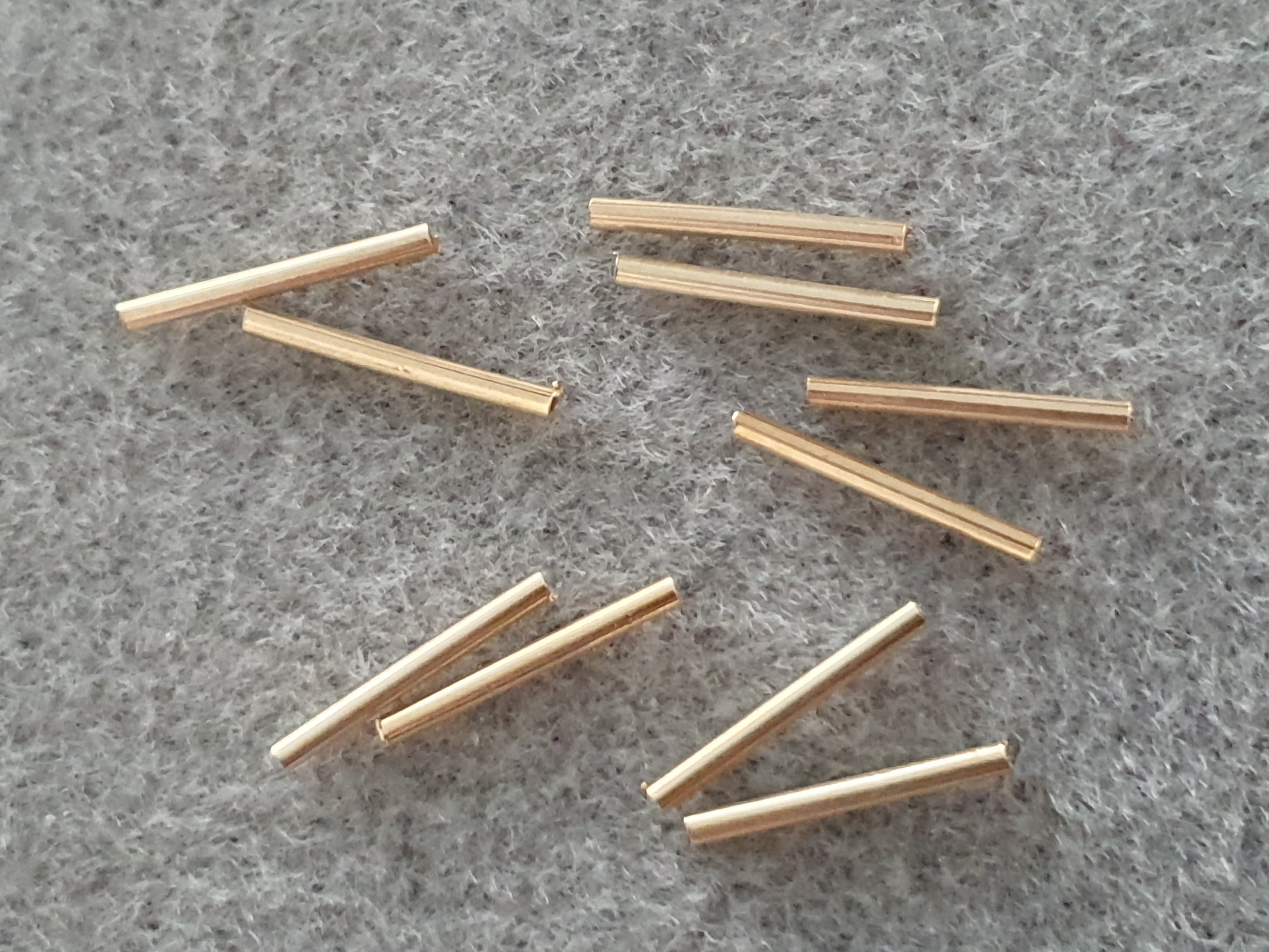 Tube straight bright fg 1,5X15mm 50pcs/pack Price/pack 925-silver