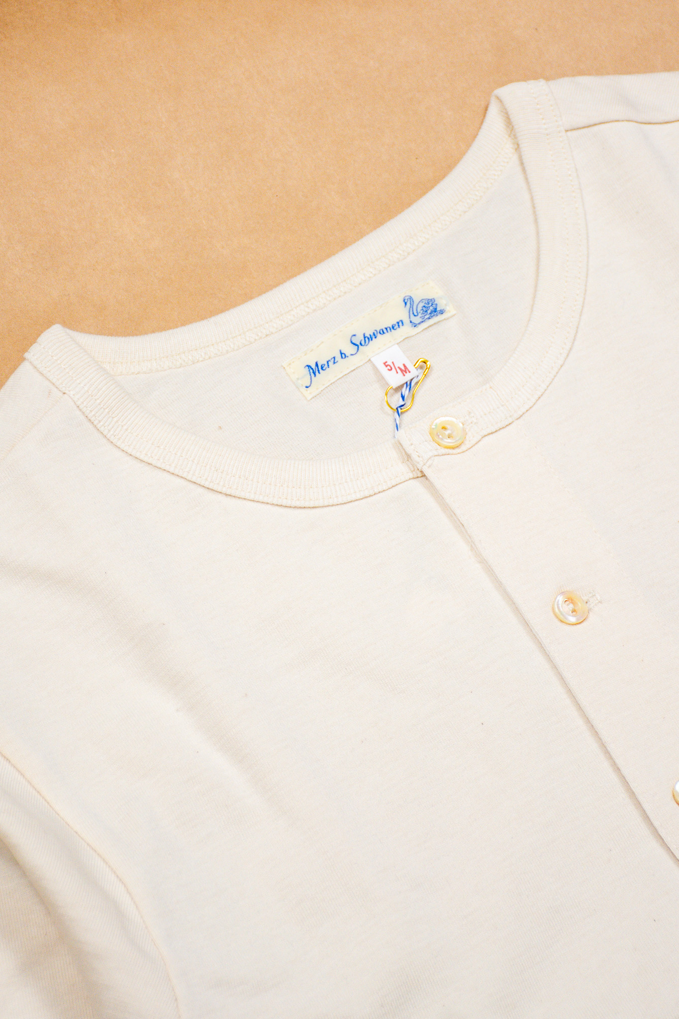 Merz b. Schwanen - 206 Loopwheeled Organic CO Henley Nature - 2