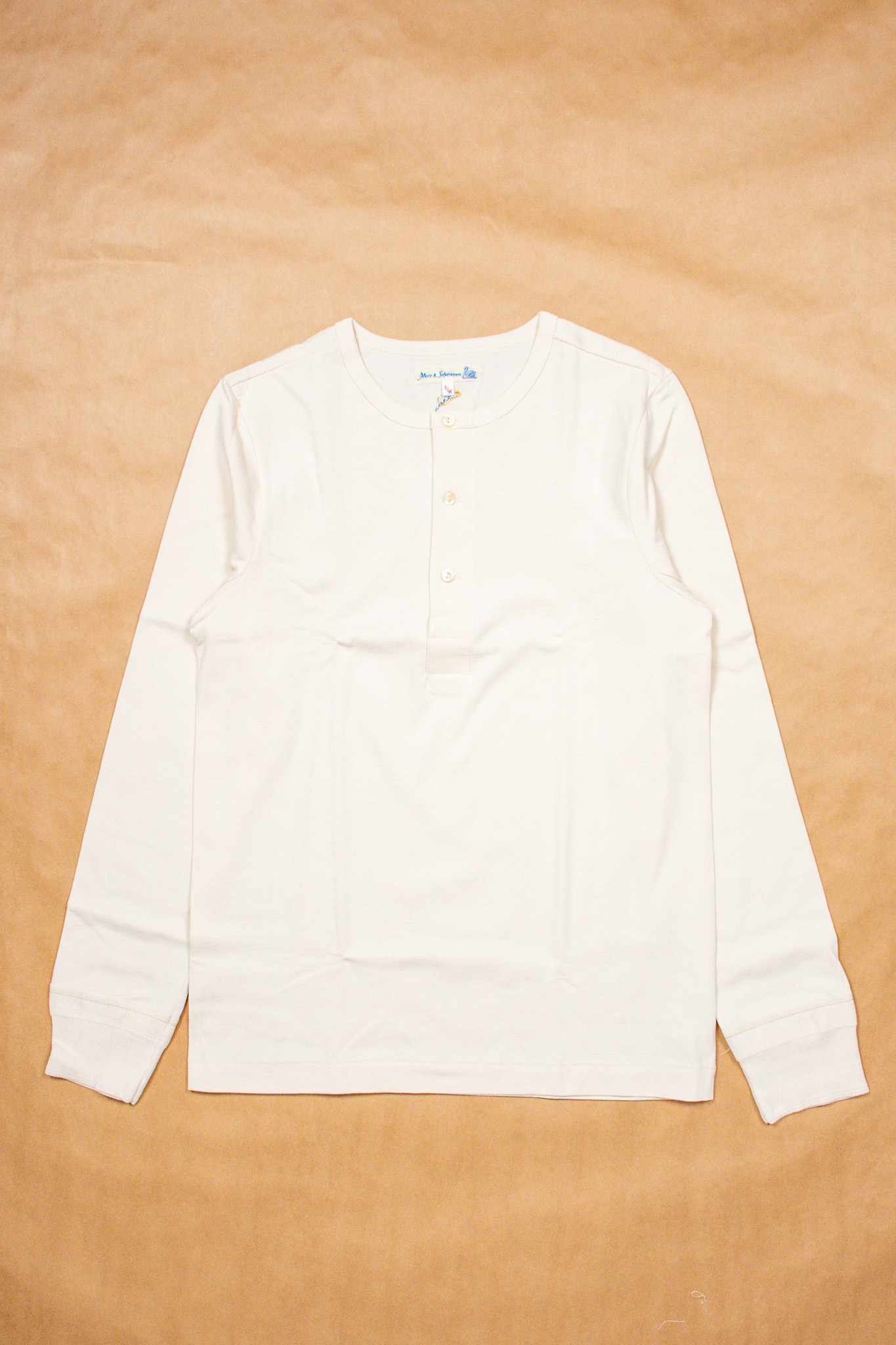 Merz b. Schwanen - 206 Loopwheeled Organic CO Henley Nature