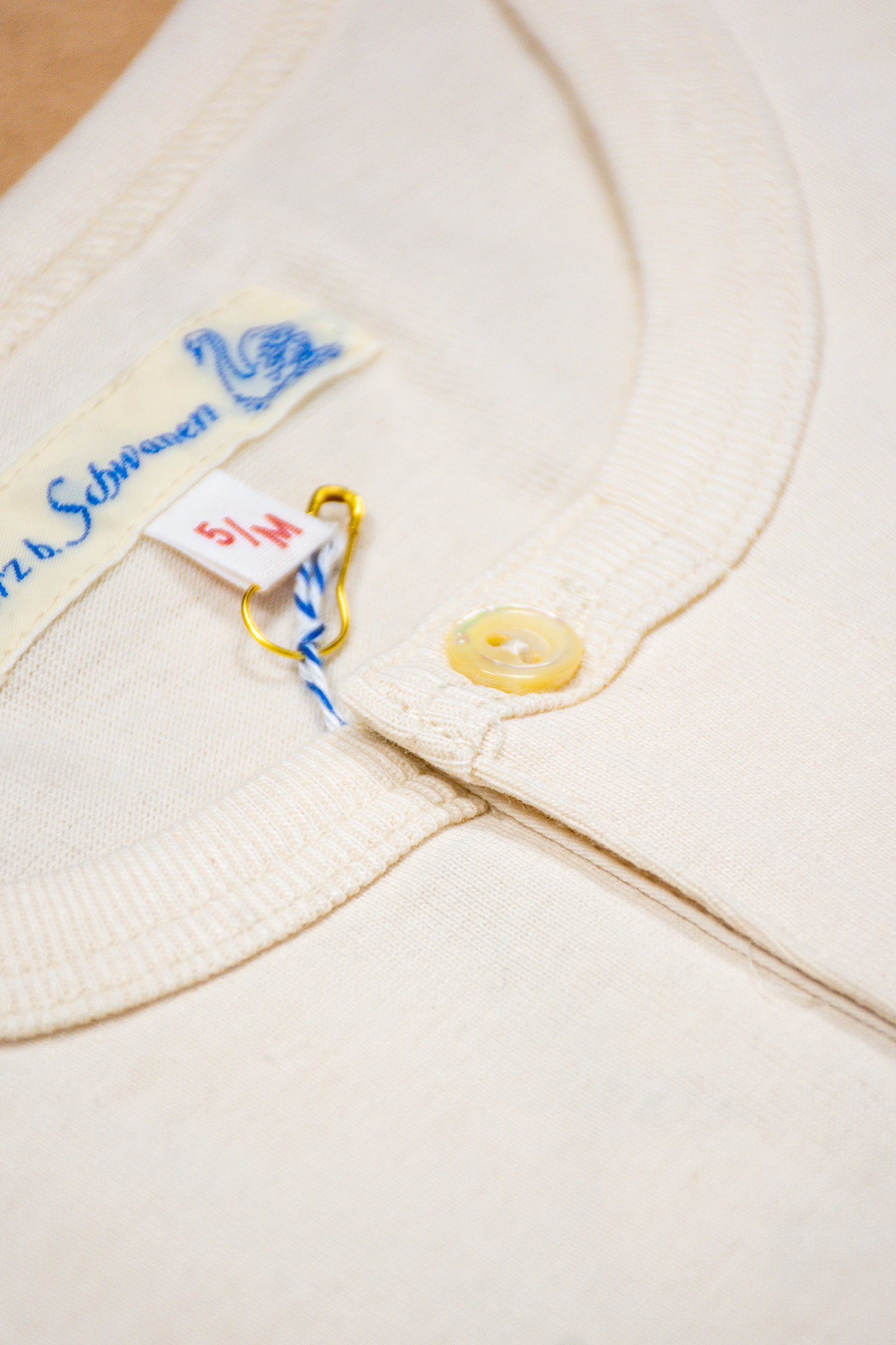 Merz b. Schwanen - 206 Loopwheeled Organic CO Henley Nature - 6
