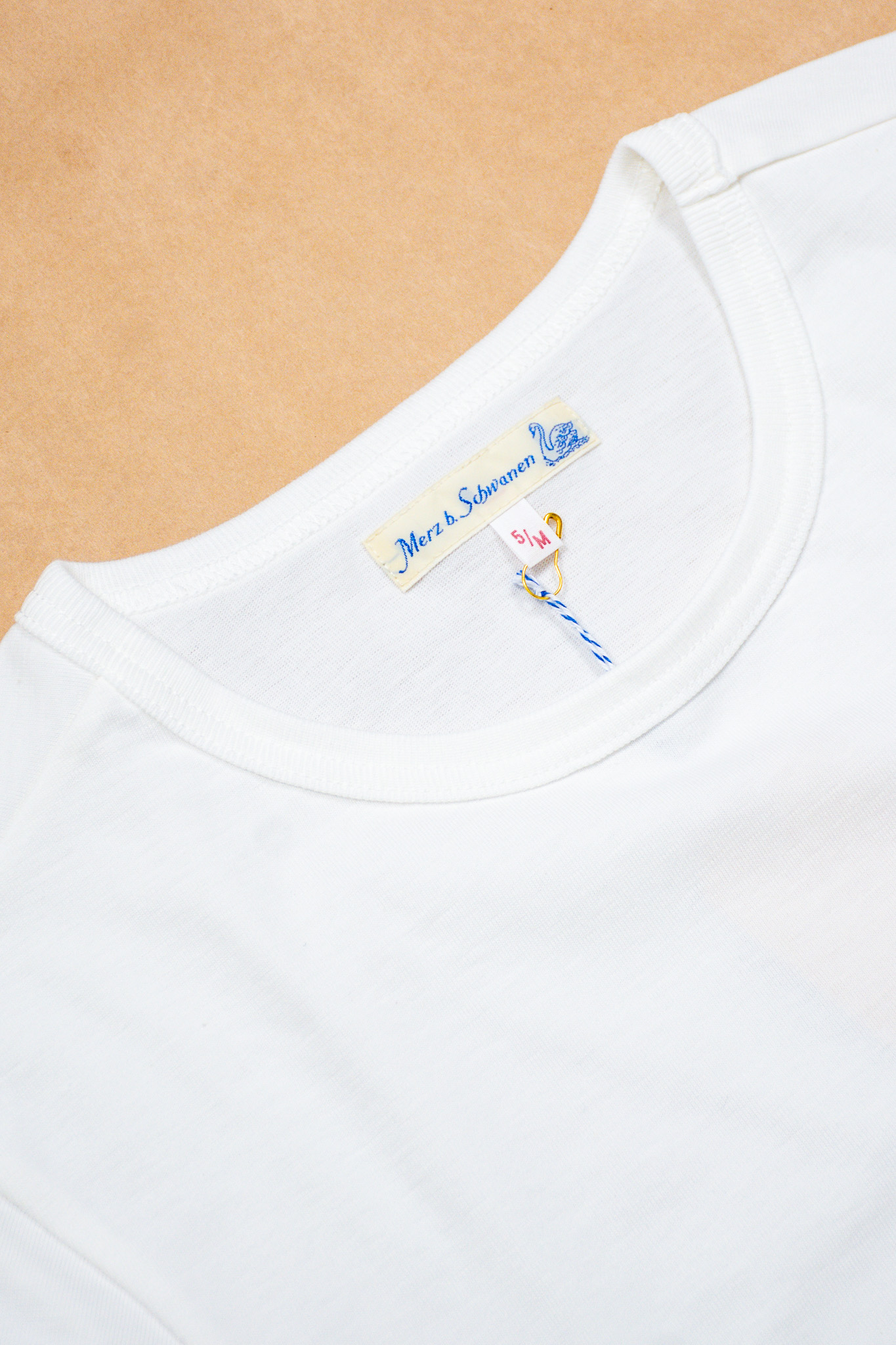 Merz B. Schwanen - 215 Loopwheeled T-Shirt 7.2oz White - 4
