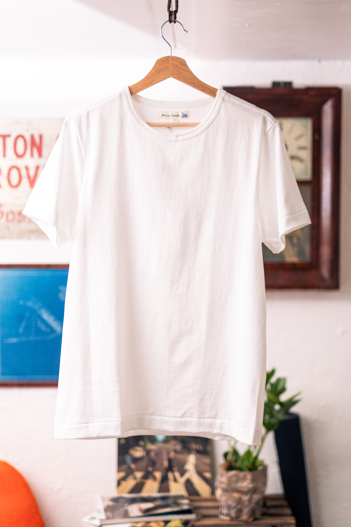 Merz B. Schwanen - 215 Loopwheeled T-Shirt 7.2oz White