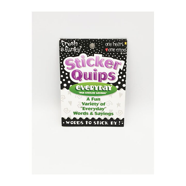 Sticker Quips  Book - Everyday Words and Sayings