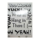 Sticker Quips  Book - Everyday Words and Sayings