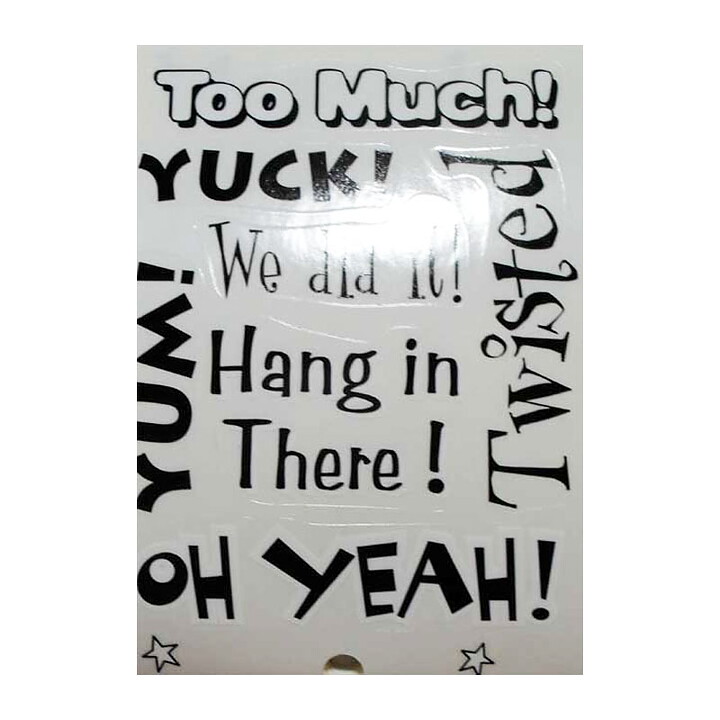 Sticker Quips  Book - Everyday Words and Sayings