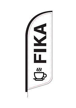 Beachflagga Fika