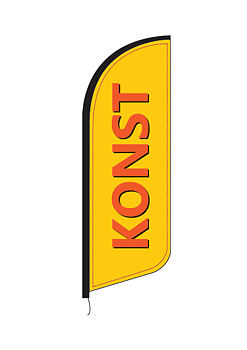 Beachflagga Konst