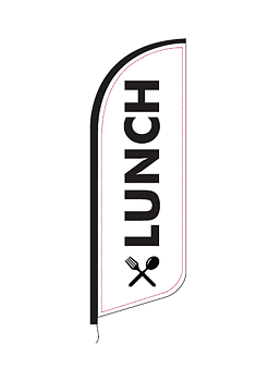 Beachflagga Lunch