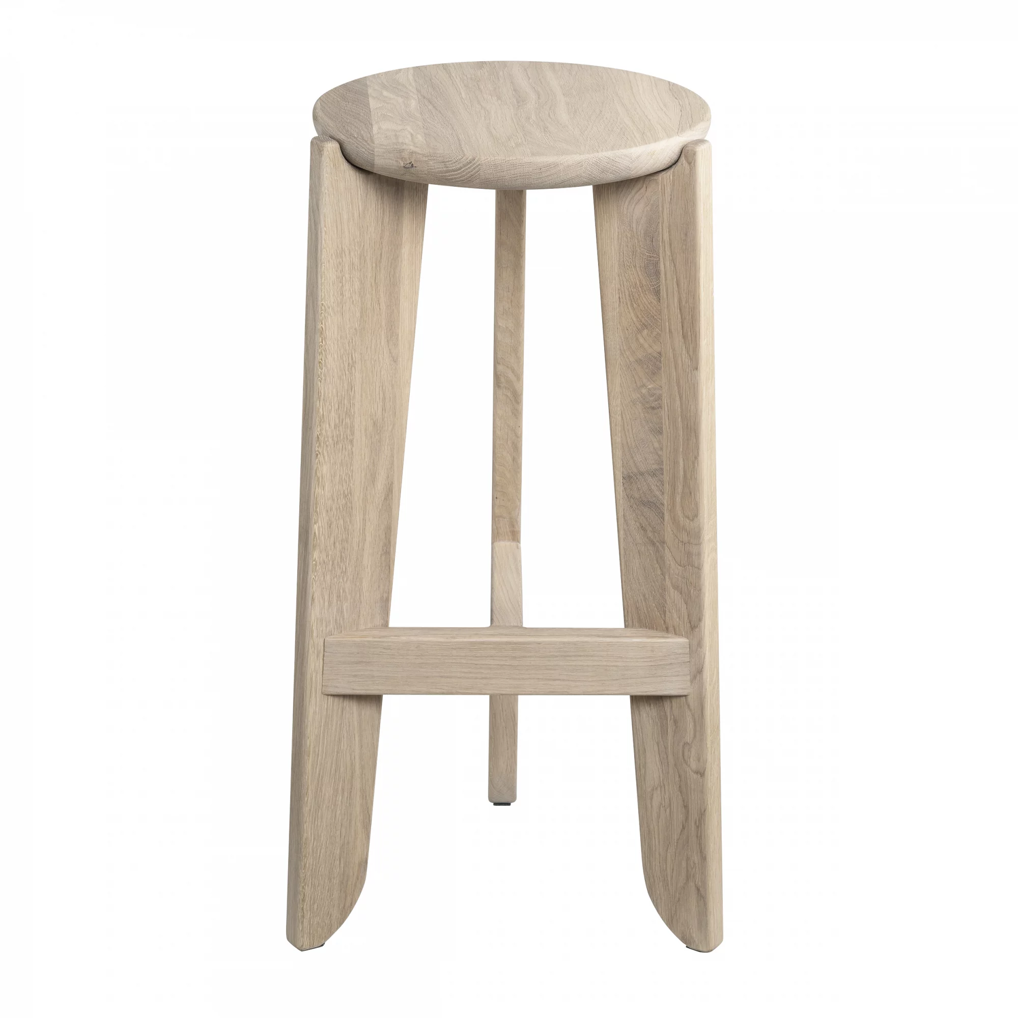 Bar stool -ELI- Oak, height 75 cm