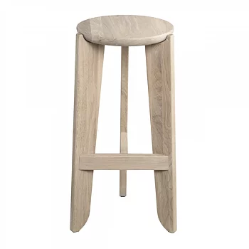Barstol-ELI- Ek, höjd 75 cm