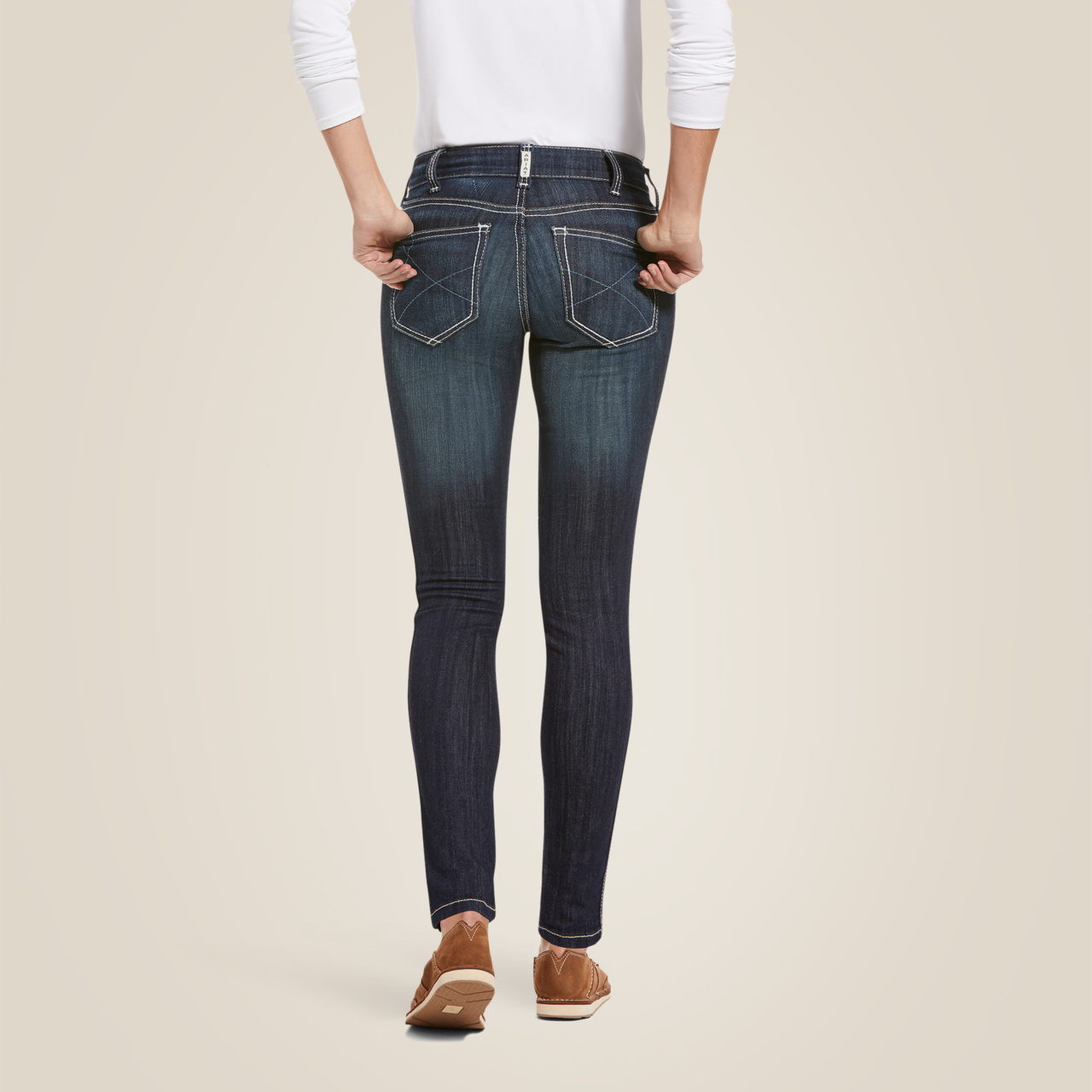 ARIAT WMS REAL MID RISE SKINNY JEANS ELLA - 4