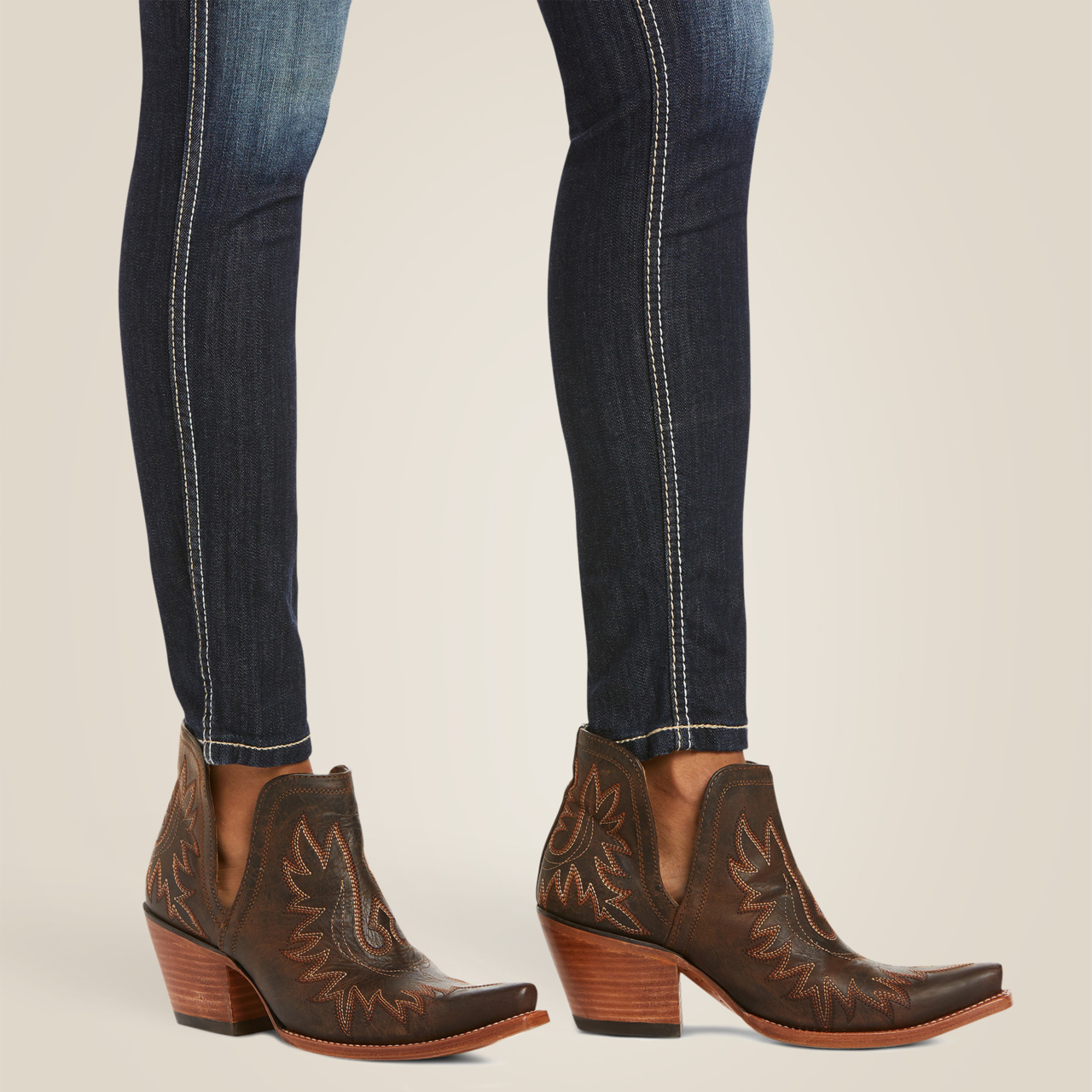 ARIAT WMS REAL MID RISE SKINNY JEANS ELLA - 2