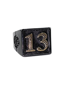 Jernhest - Brad Ring - Black - Ring with 13