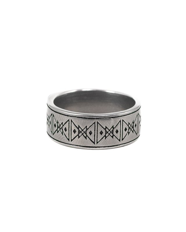 Jernhest - Alvan Ring - Silver - Ring med Kolmårdsmarmor - 5