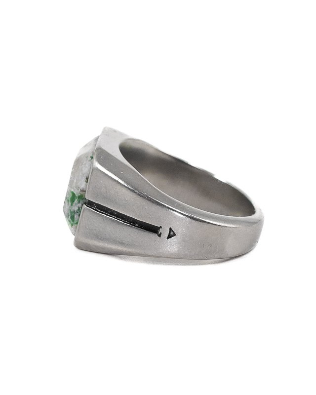 Jernhest - Ljung Ring - Silver - Ring med Kolmårdsmarmor - 5