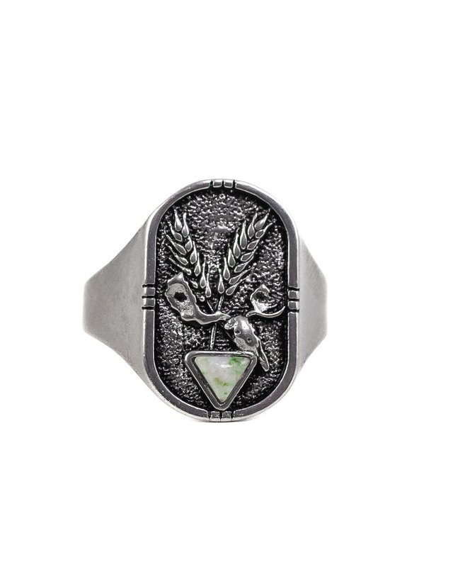Jernhest - Dvardala Ring - Silver - Ring with Swedish Marble - 3
