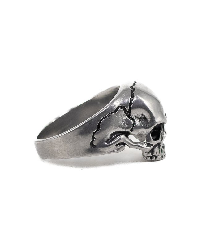 [2-Q] HATCHET / SILVER / 19号 SKULL Ring Jernhest - Rick Ring - Silver - Skull ring - Jernhest webshop