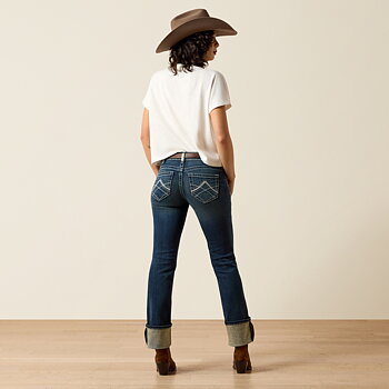 ARIAT R.E.A.L. MID RISE ICON STACKABLE STRAIGHT LEG JEANS