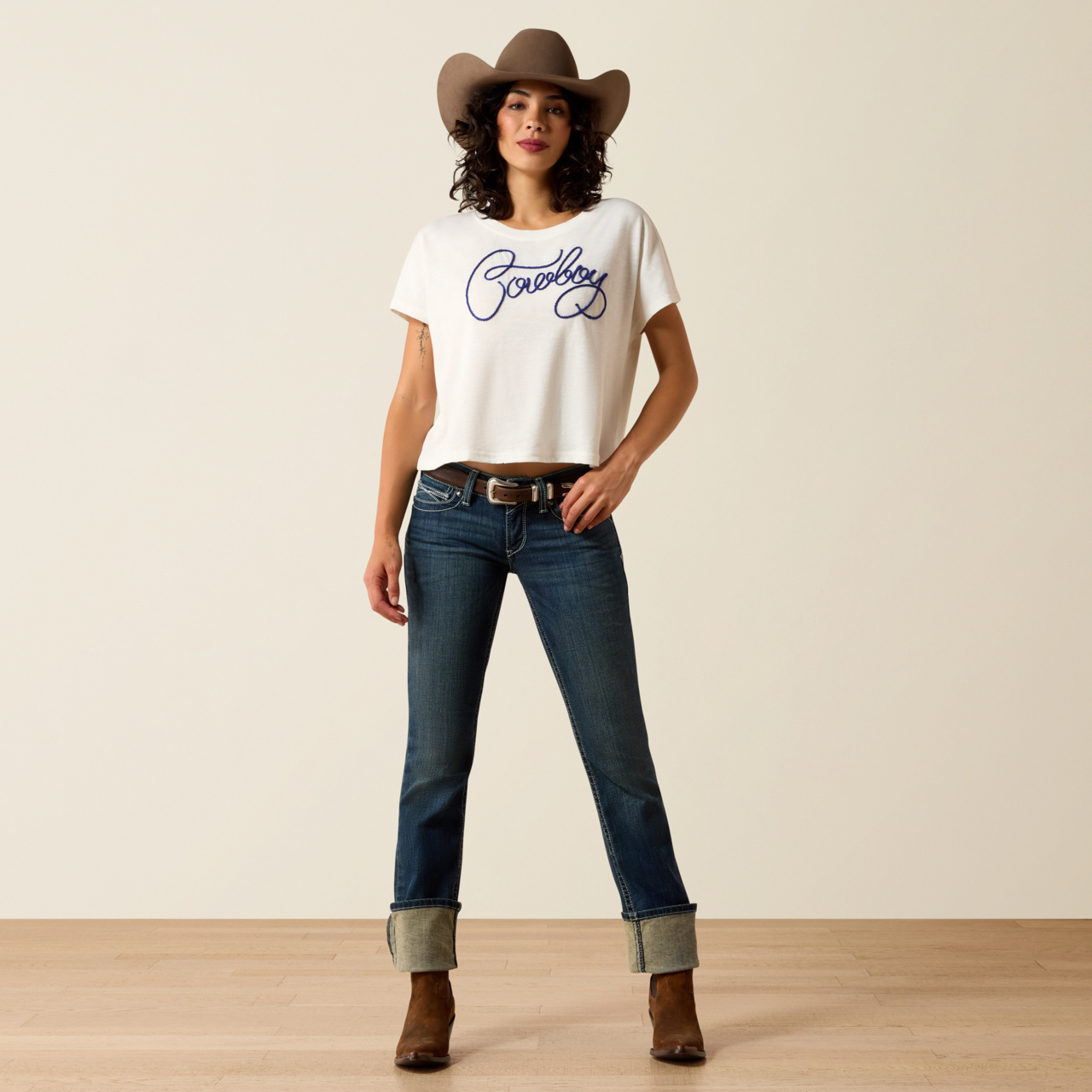ARIAT R.E.A.L. MID RISE ICON STACKABLE STRAIGHT LEG JEANS - 2